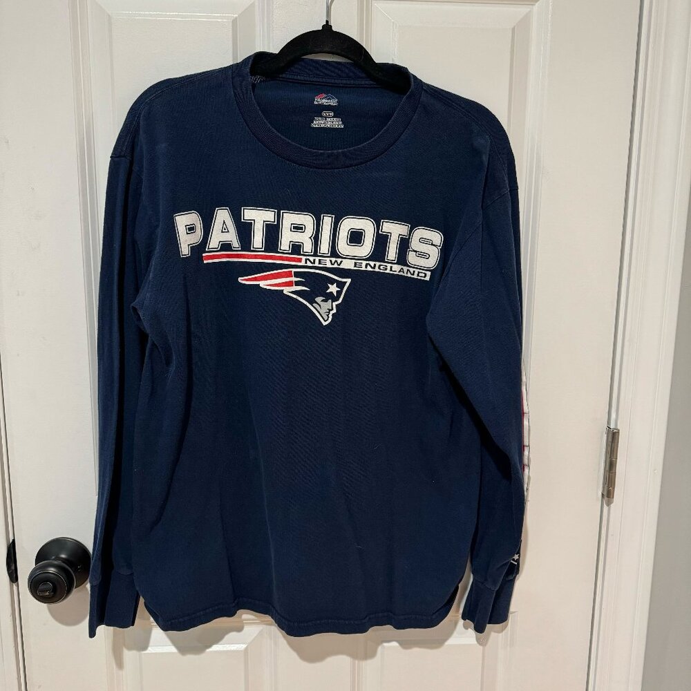 New England Patriots‎ Long Sleeve T Shirt - Size Medium